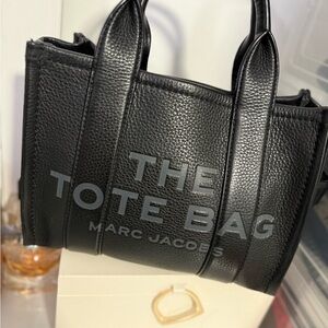 Marc Jacobs Black Leather Tote